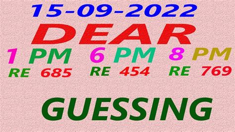 Dear Lottery Guessing for Android .